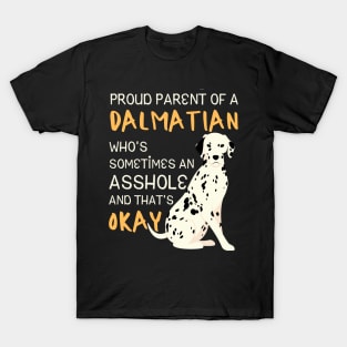 Proud Parents of Dalmatian Pet Dog T-Shirt